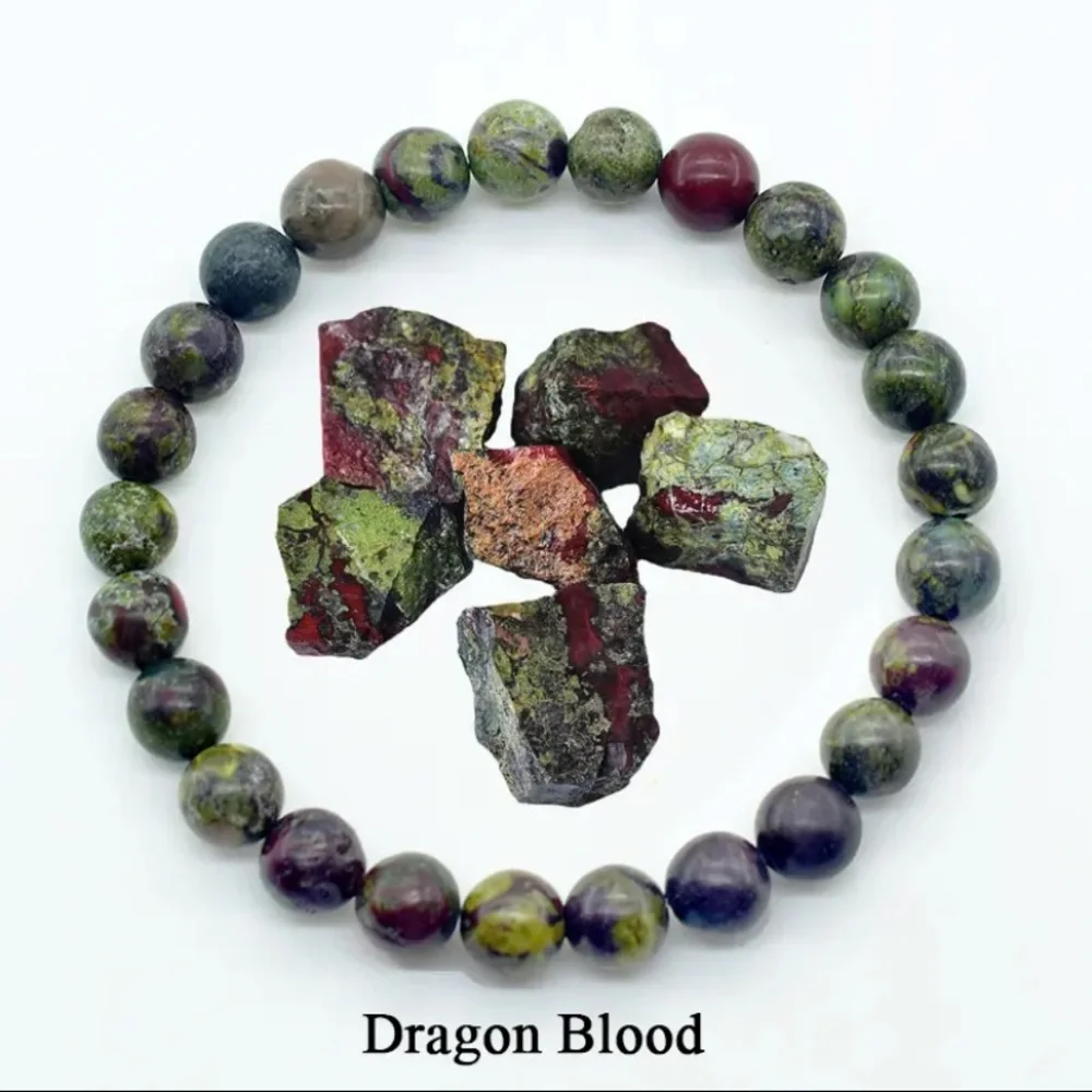 1pcs Men’s Round Beaded Stone Bracelets